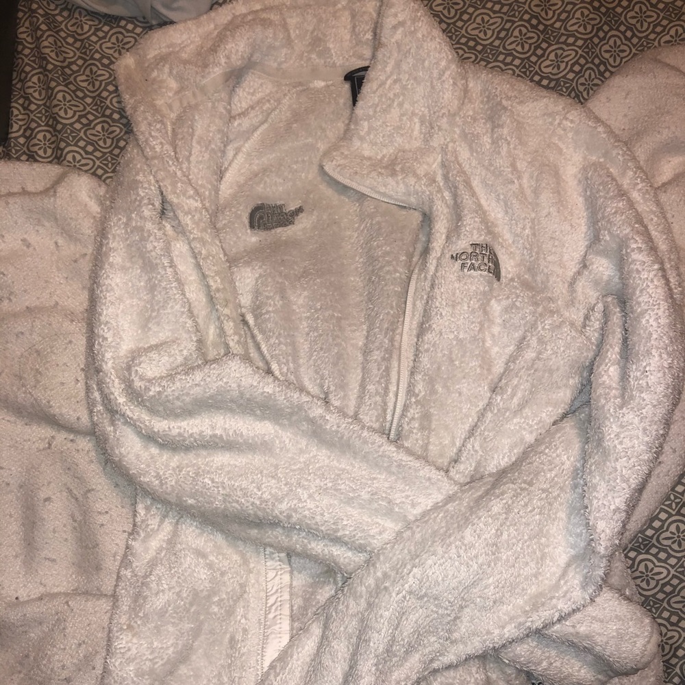 North face fuzzy jacket